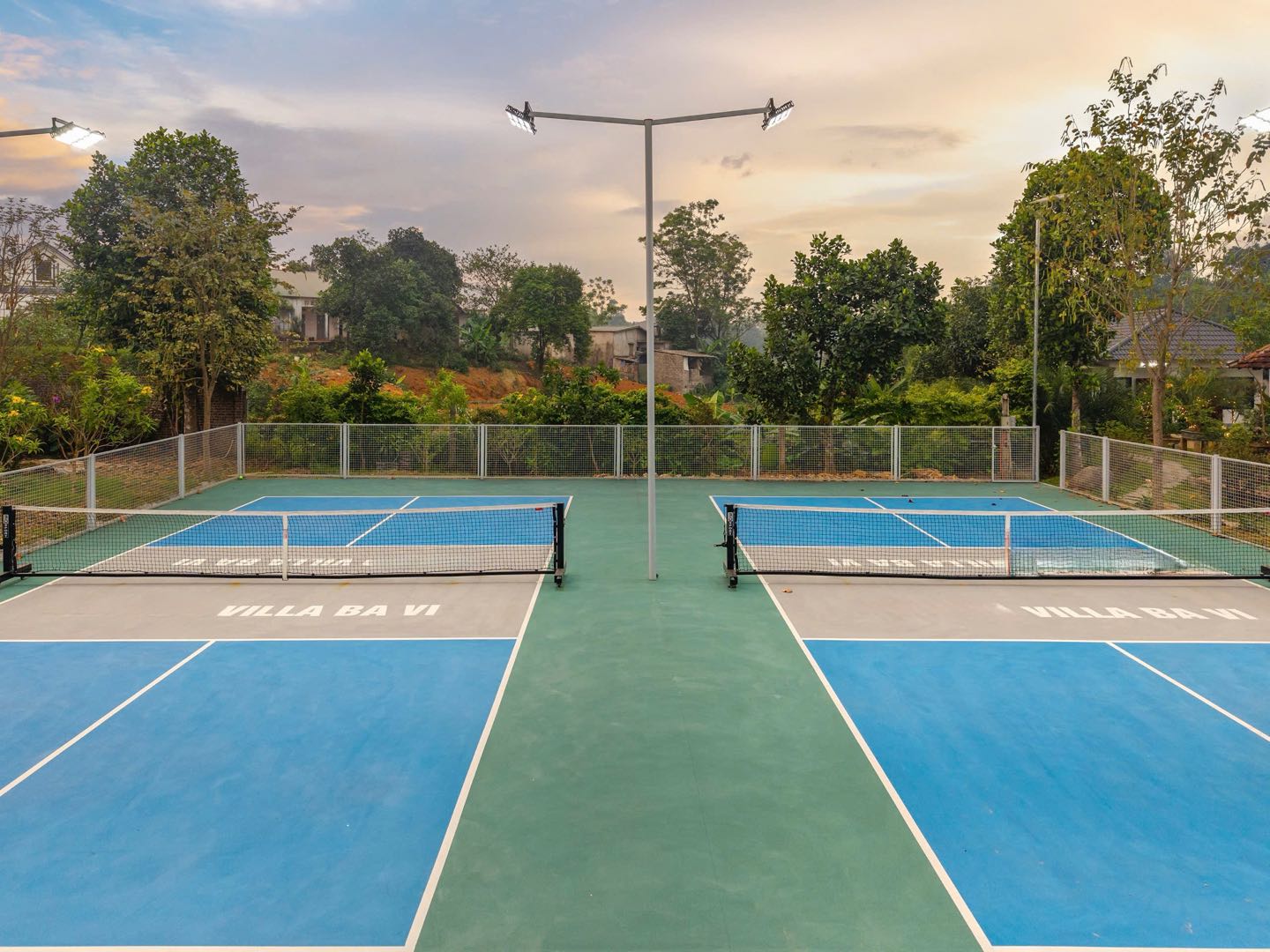 Sân pickleball Villa Ba Vì
